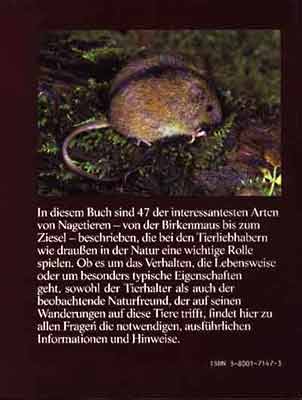 R�ckseite Hamster Meerschweinchen M�use